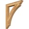 Ekena Millwork Thorton Traditional Rough Sawn Bracket, Western Red Cedar, 4"W x 30"D x 36"H BKT04X30X36THR01RWR - alternate 1